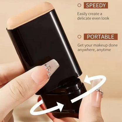 Doppelseitiger Foundation- & Concealer-Stift mit integriertem Pinsel
