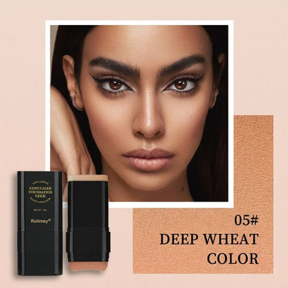 Doppelseitiger Foundation- & Concealer-Stift mit integriertem Pinsel