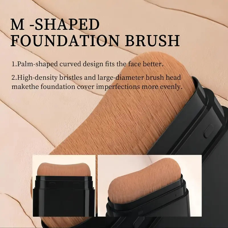 Doppelseitiger Foundation- & Concealer-Stift mit integriertem Pinsel