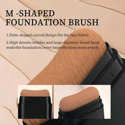Doppelseitiger Foundation- & Concealer-Stift mit integriertem Pinsel